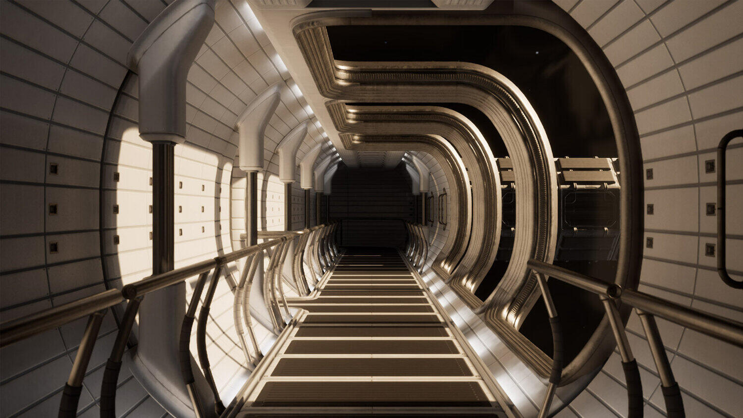 Space Station Set at L.A. Castle Studios